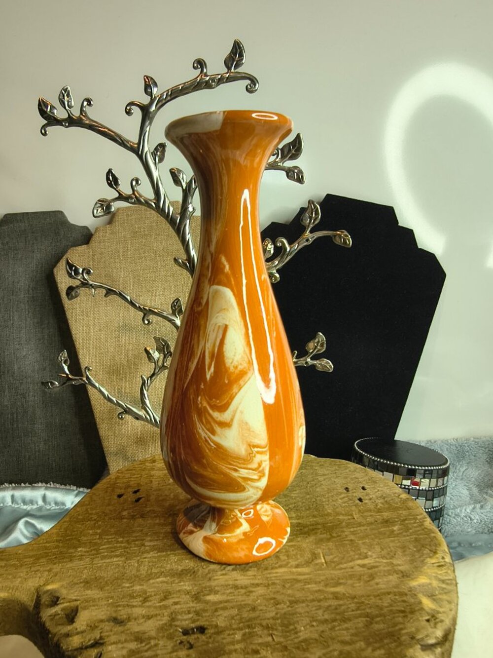 Alaskan Clay Pottery Vase